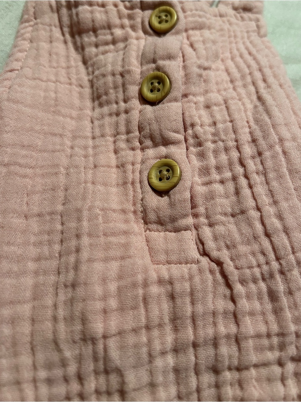 Pink Little Planet by Carter's Cotton Gauze Overalls Size 3T - Picture 2 of 6
